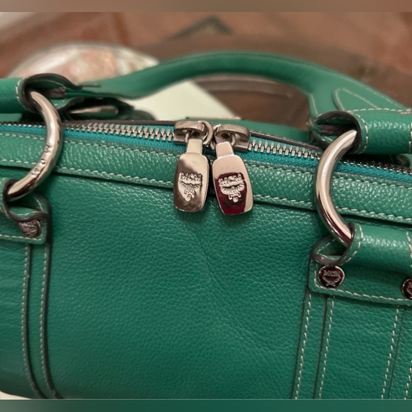 MCM Pebbled Leather Boston Bag - Picture 4 of 7